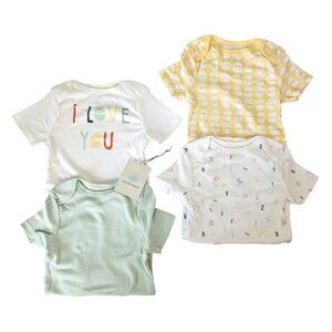 Cloud Island Cotton New Baby Infant Boy Girl Bodysuits 18 Months Set of 4